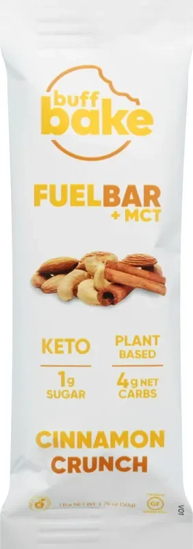 Buff Bake Cinnamon Crunch Fuel Bar + MCT 1 ea
