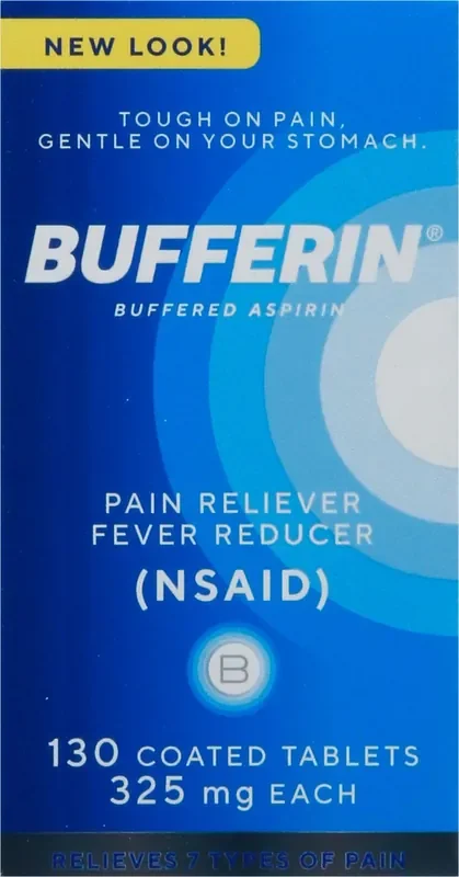 Bufferin Aspirin Coated Tablets 325mg