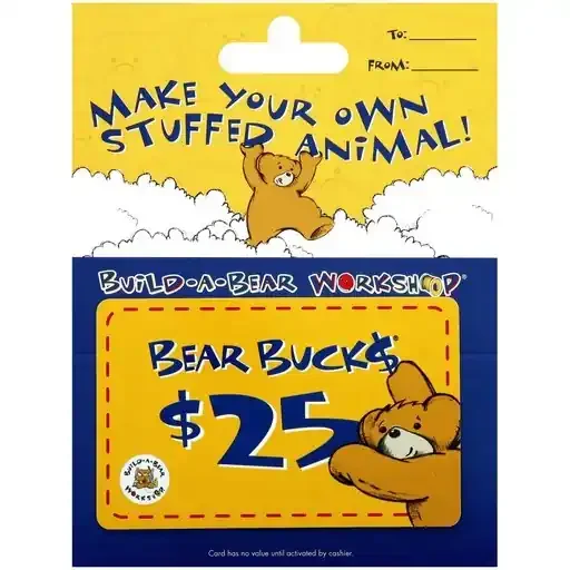Build-A-Bear Bear Bucks, 25