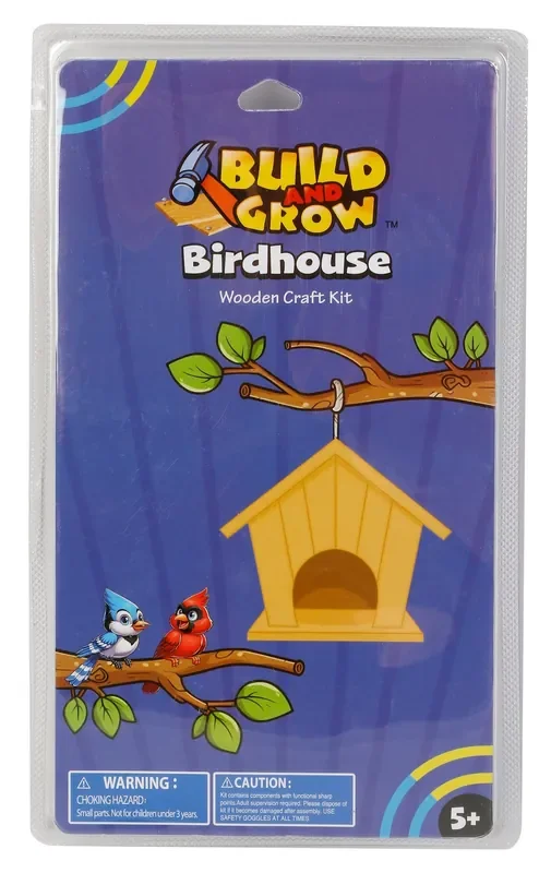 Build and Grow Bird House Kid‘s Project Kit