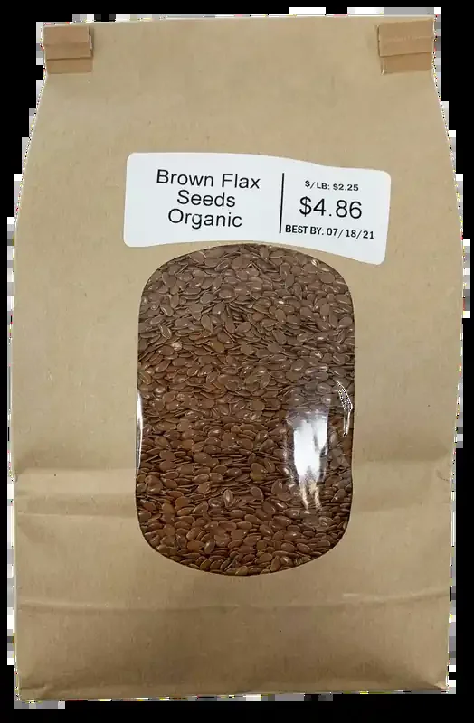 Bulk Seeds Organic Brown Flax Seed