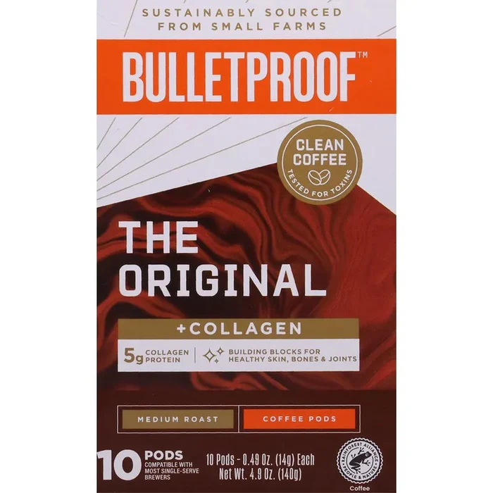Bulletproof Nutrition The Original Plus Collagen – 10 ct