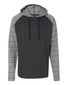 Burnside 8127 Yarn-Dyed Raglan Hooded Pullover