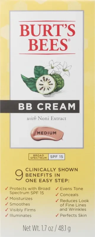 Burt‘s Bees Broad Spectrum SPF 15 Medium BB Cream 1.7 oz