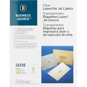 Business Source Clear Shipping Labels, Price/PK