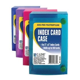 C-Line Products CLI58335 C Line 3X5 Index Card Case, Price/EA
