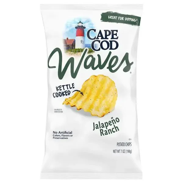 Cape Cod Jalapeno Ranch Waves Potato Chips