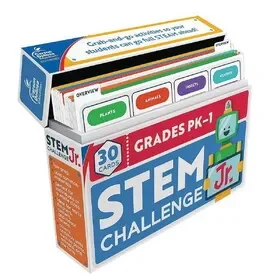 Carson Dellosa Education STEM Challenge Jr Learning Cards Grades PK-1