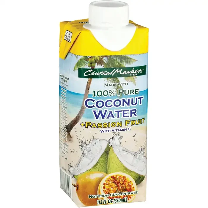 Central Market Passion Fruit Coconut Water