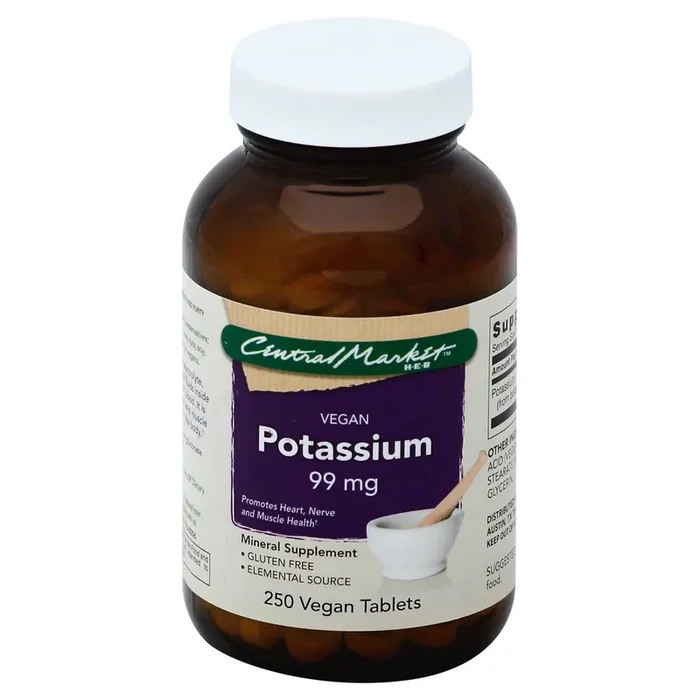 Central Market Potassium 99 mg Vegan Tablets