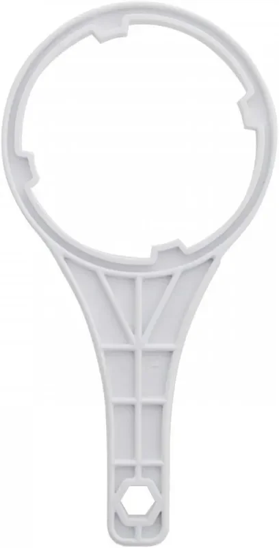 CFS – 1 Pack Water Purifier Housing Wrench Compatible with WaterPur CCI-10CLW12, CCI-10-CA Housing Models – Durable Plastic, Spanner for RO & Under Sink Water Filter Housing Wrench, White