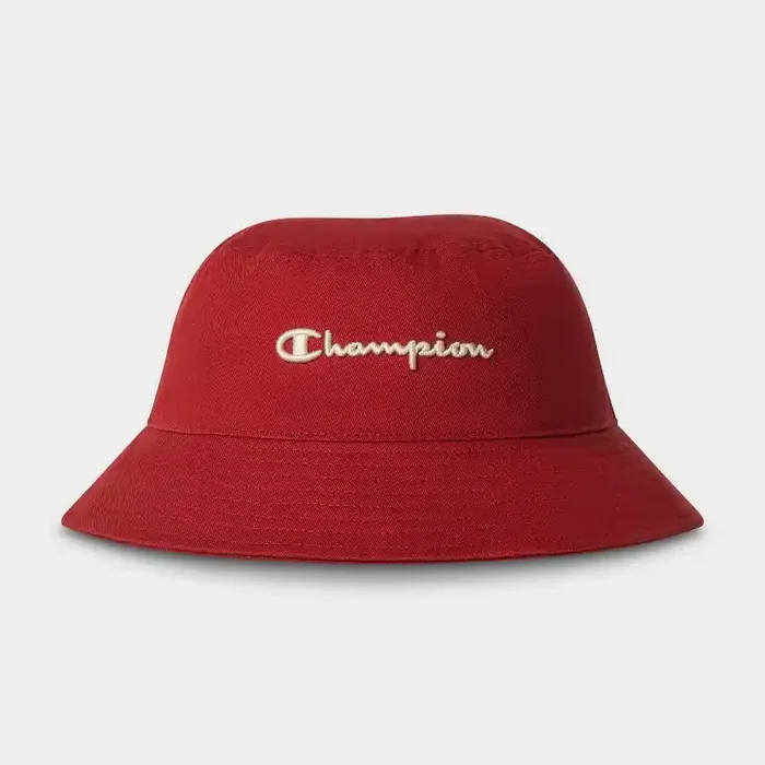 Champion Adult Sunset Twill Bucket Hat – Red