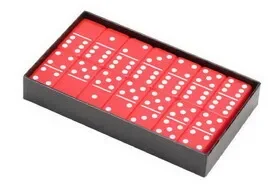 CHH 2411L-RD Double 6 Red Jumbo Acrylic