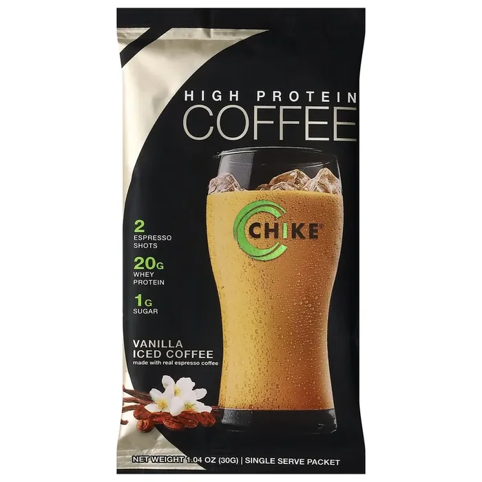 Chike Vanilla High Protein Iced Coffee Packet – Each
