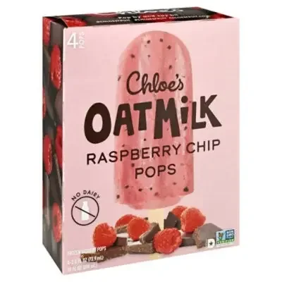 Chloe‘s Raspberry Chip Oatmilk Pops – 4-2.5 Fl. Oz.