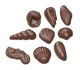 Chocolate World CW1586 Chocolate mould seafood 9 fig.