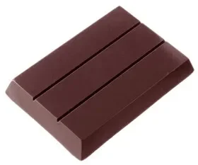 Chocolate World CW2050 Chocolate mould tablet 1×3 flat 88 gr
