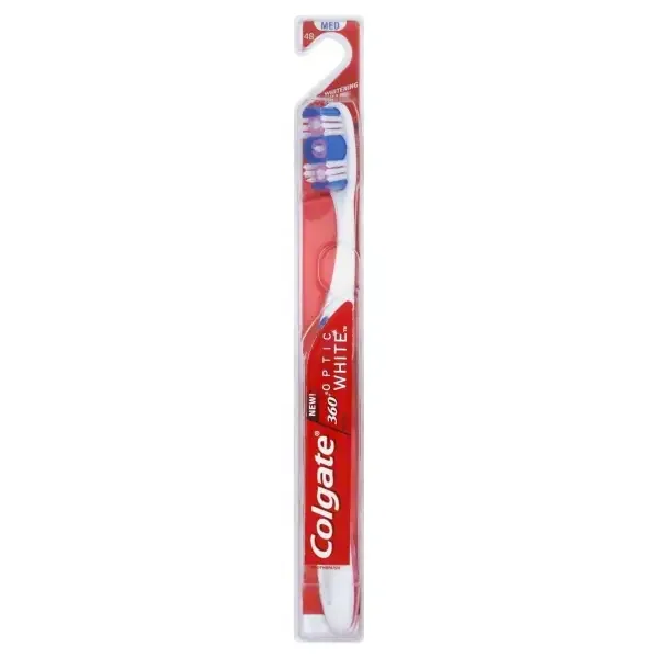 Colgate 360 Optic White Toothbrush Medium