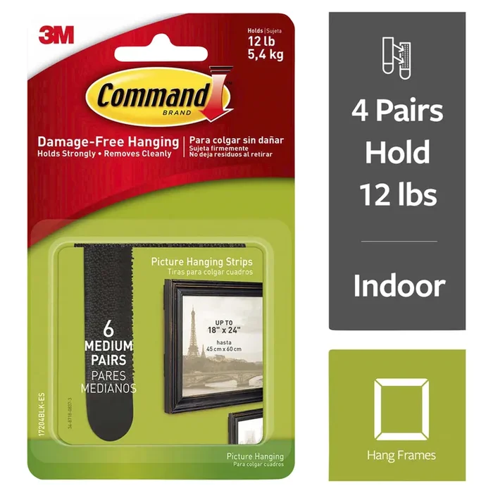 Command Picture Hanging Strips, Medium