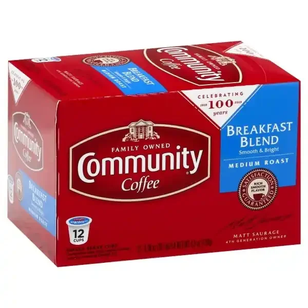Community Coffee Breakfast Blend Medium Roast K-Cup Pods