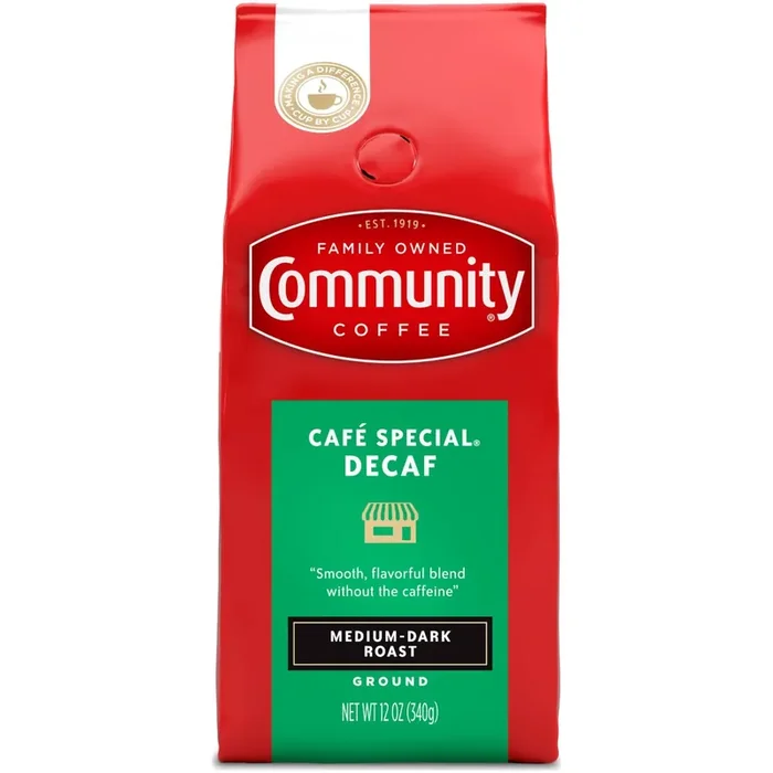 Community Coffee Café Special Decaf Medium-Dark Roast Ground Coffee