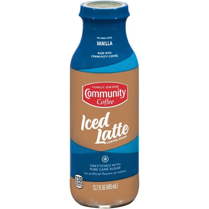 Community Coffee Vanilla Iced Latte – 13.7 oz