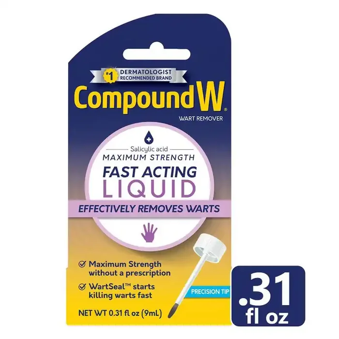 Compound W Maximum Strength Fast Acting Liquid Wart Remover – 0.31 fl oz