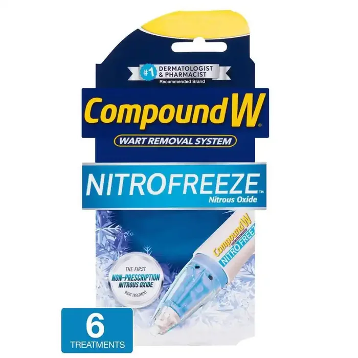 Compound W NitroFreeze Wart Remover, Maximum Freeze, 6 Stick Applications