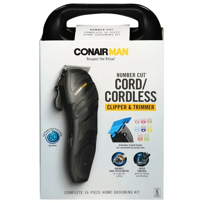 ConairMan Cord/Crodless Number Cut Clipper & Trimmer 1 ea