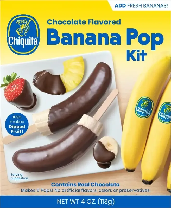 Concord Foods Chocolate Banana Pop Kit – 4 oz