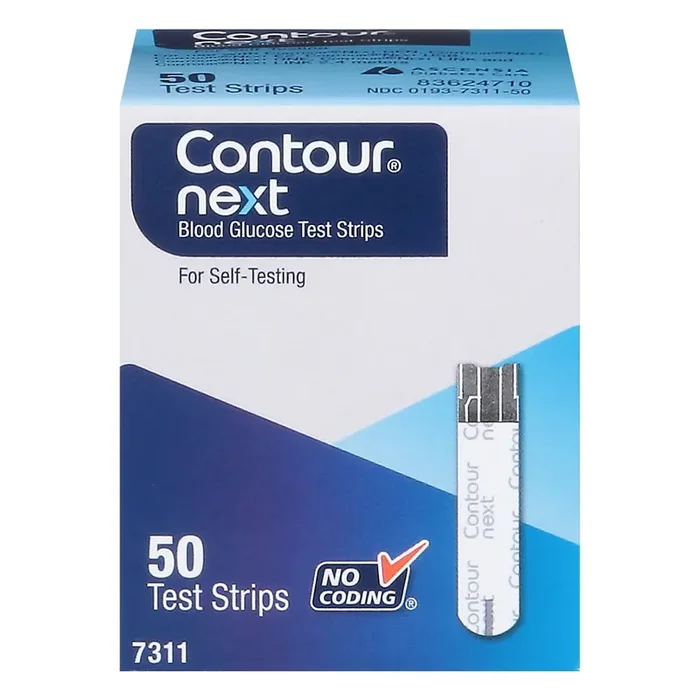 Contour Blood Glucose Test Strips 50 ct