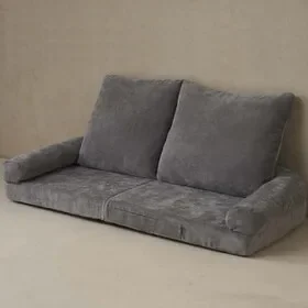 Convertible Fold-Out Double Sofa Bed,Gray,Right, the Right Part of the Complete Product. W244P289257