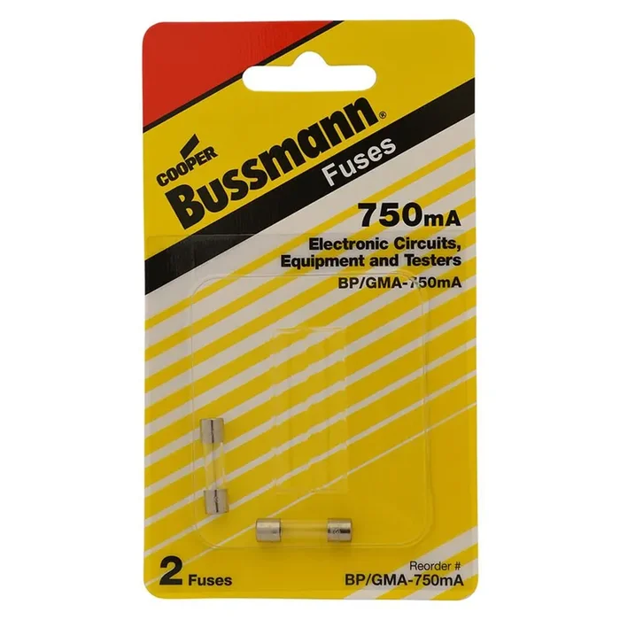 Cooper Bussmann 2 -Pack 0.75 Amp Fast acting Fuse
