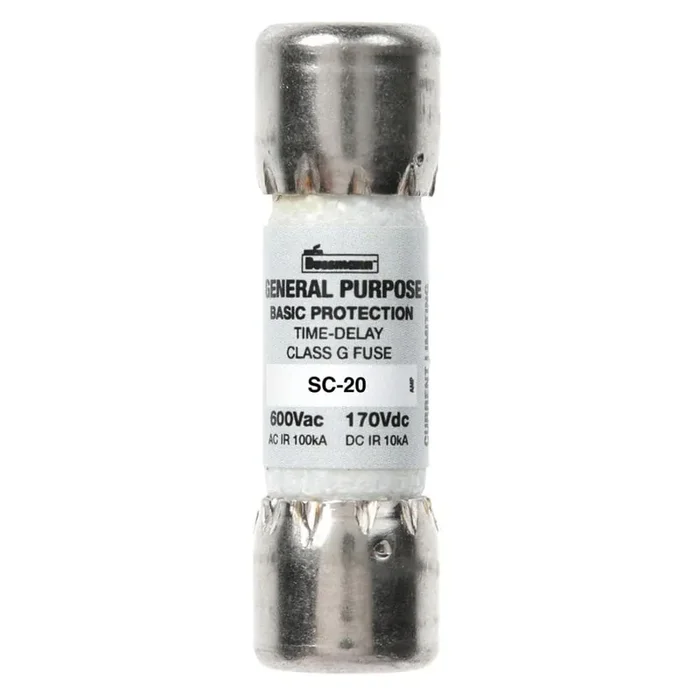 Cooper Bussmann 2 -Pack 20 Amp Time delay Cartridge Fuse