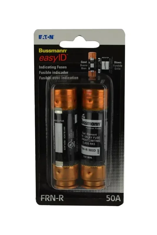 Cooper Bussmann 2 -Pack 50 Amp Time delay Cartridge Fuse