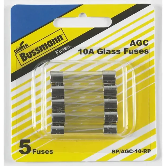 Cooper Bussmann 5 -Pack 10 Amp Fast acting Fuse