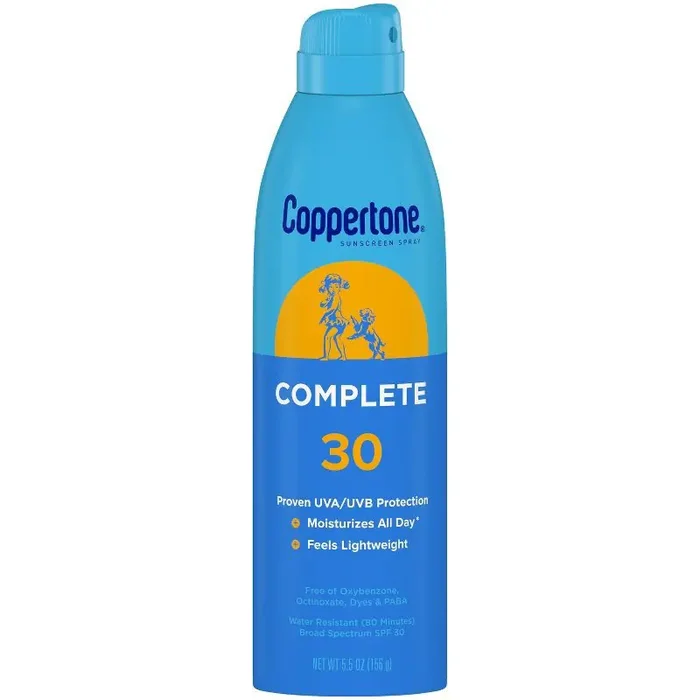 Coppertone Complete Sunscreen Spray – SPF 30 – 5.5oz