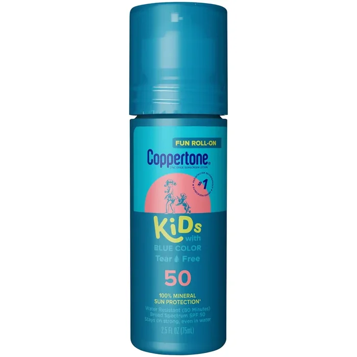 Coppertone Kids Roll-On SPF 50 Sunscreen Lotion, 2.5 oz.
