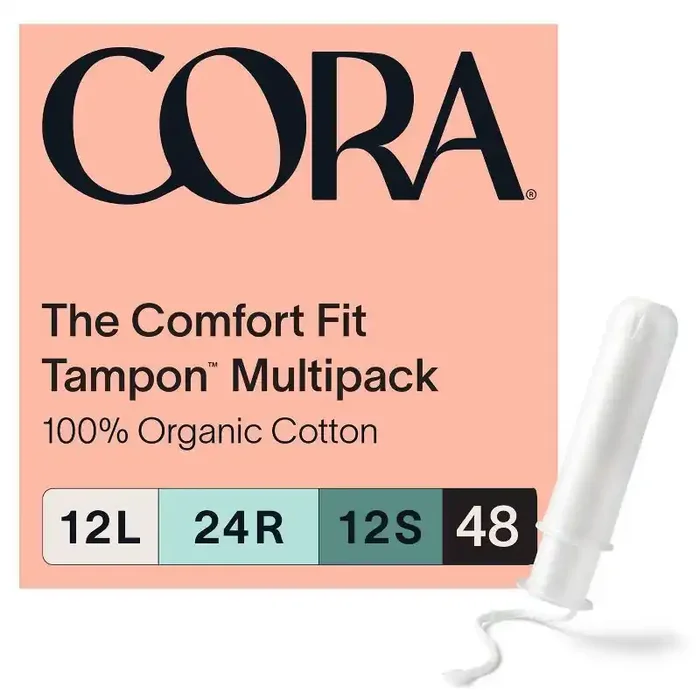 Cora Organic Tampons Light and Regular Mix Pack – Super