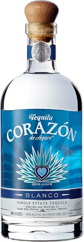 Corazón Blanco Tequila, 750ml, 80 Proof