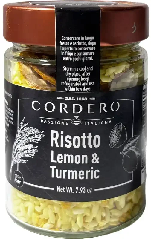 Cordero 1958 Risotto with Lemon & Turmeric