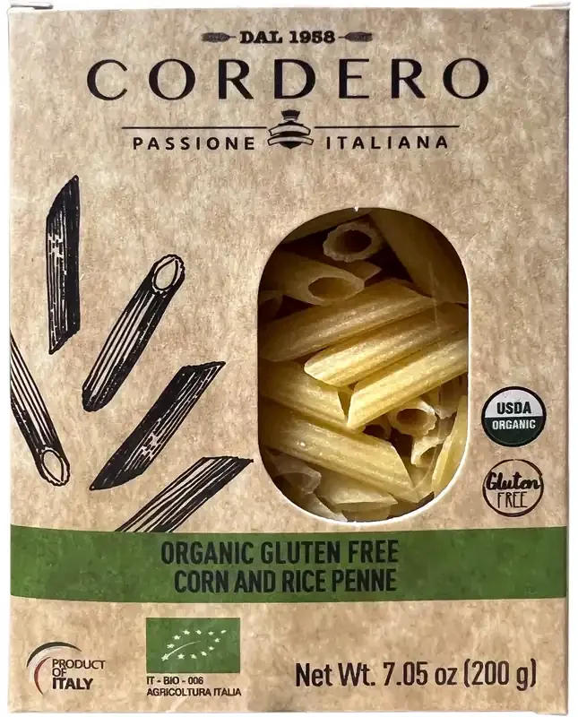 Cordero Organic Gluten Free Corn & Rice Penne