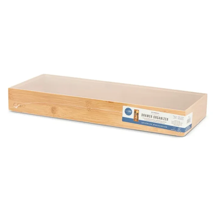 Core Home Bamboo Drawer Organizer