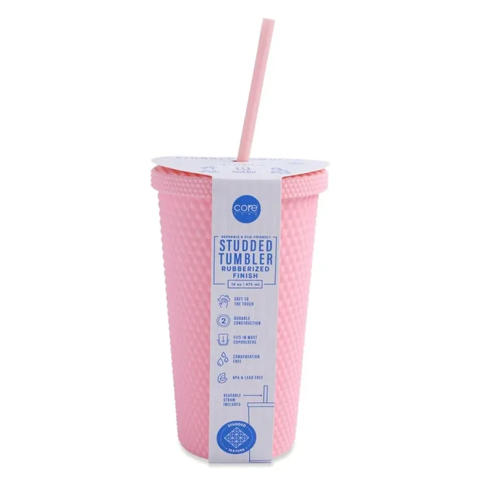 Core Home Studded Tumbler – Pink