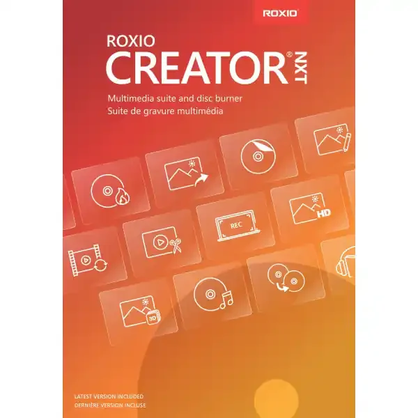 Corel Roxio Creator Nxt Ag (9), For Windows, Cd/Product Key