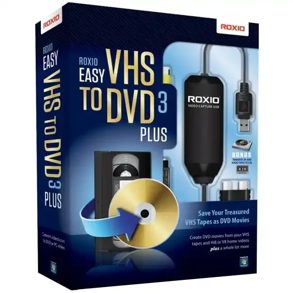 CorelDRAW Roxio Easy Vhs To Dvd 3 Plus, Traditional Disc