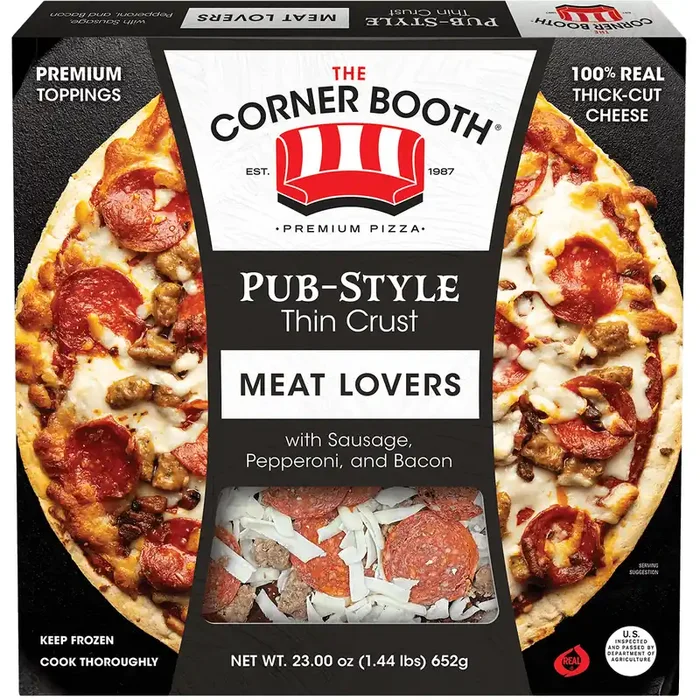 Corner Booth Meat Lovers Pizza