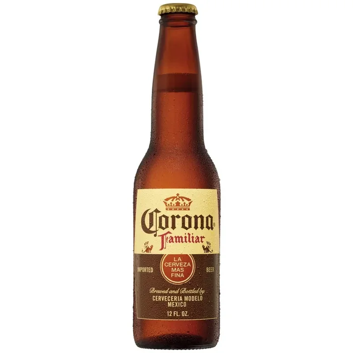 Corona Familiar Mexican Lager Imported Beer, 12 fl. oz. Bottle, 4.8% ABV