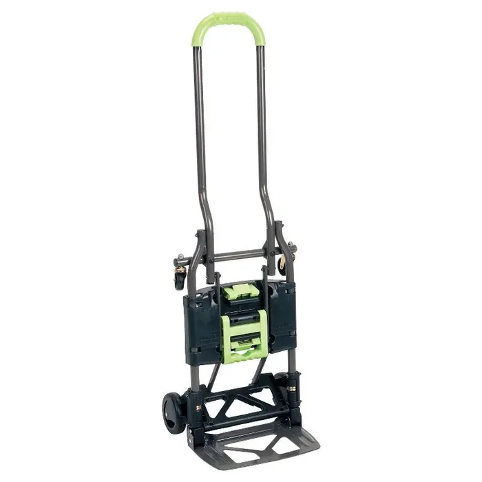 Cosco 2 in 1 Hand Utility Cart Dolly Steel & Plastic, 300 lb Capacity, No Assembly, Green, 2 Wheel Hand Truck