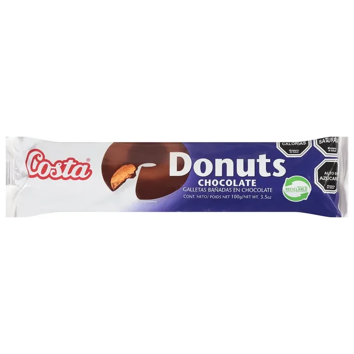 Costa Chocolate Donuts 3.5 oz